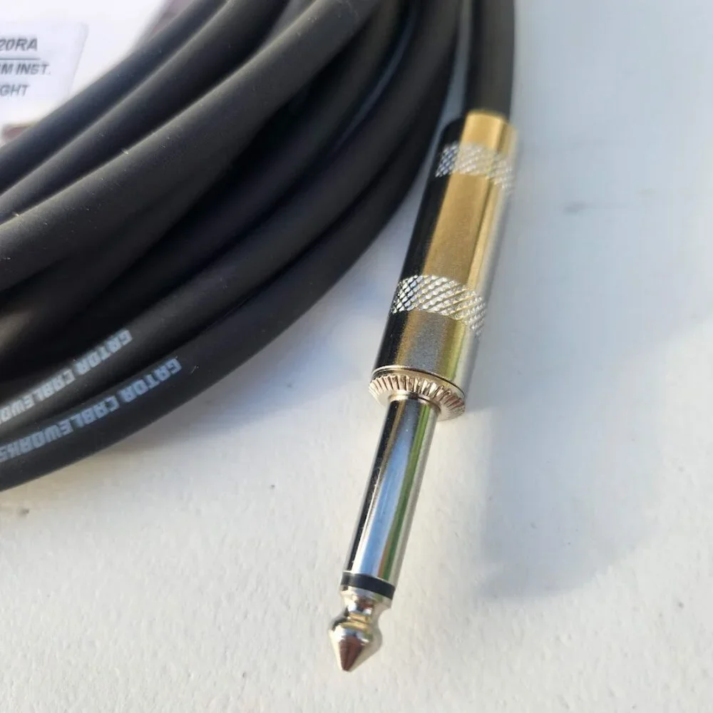 NEW 20' Electric Guitar Cable Cableworks Gator Cases Backline Series Standard 20